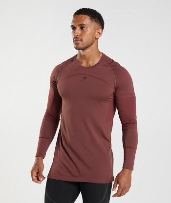 Gymshark 315 Long Sleeve Herr Rosa Bruna | SE 3669HAP